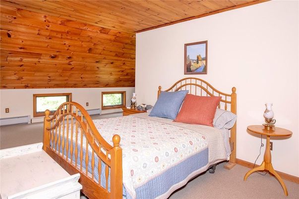 Bedroom, Interior, Wooden Ceilings
