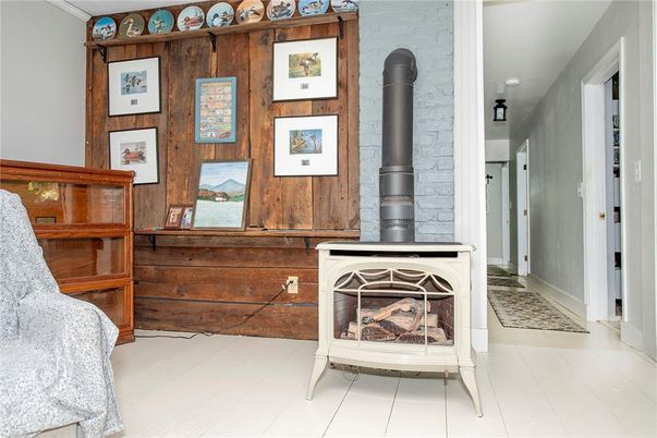 Fireplace, Interior, Wooden Walls