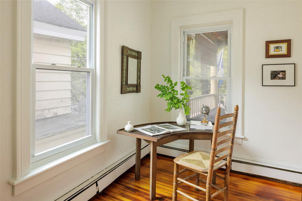 Home Office, Interior, Wood Texture Flooring
