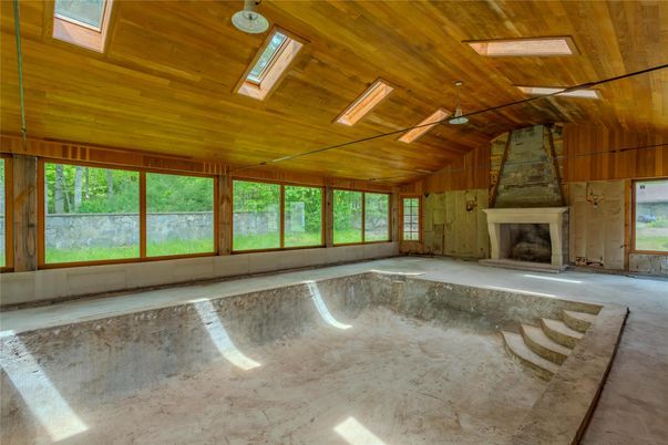 Fireplace, Interior, Pool, Wooden Ceilings, Wooden Walls