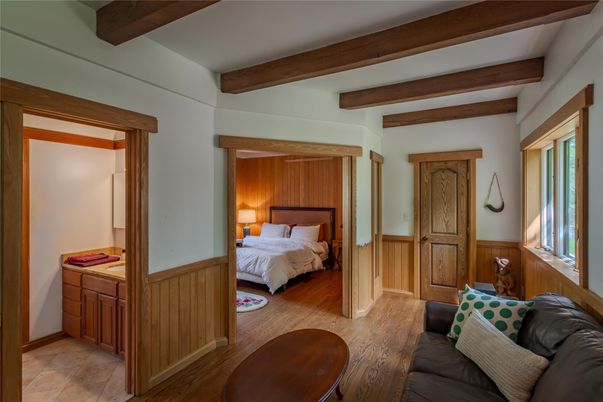 Bedroom, Interior, Wooden Beams, Wood Texture Flooring