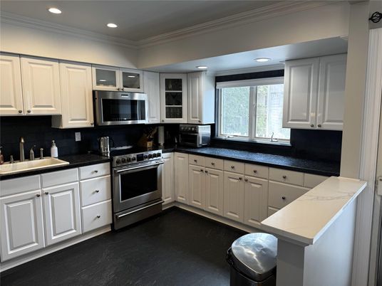 Interior, Kitchen, Recessed Lighting, Stainless Steel Appliances