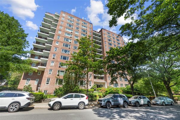 Exterior, Facade, Brick Facade, Condo Building