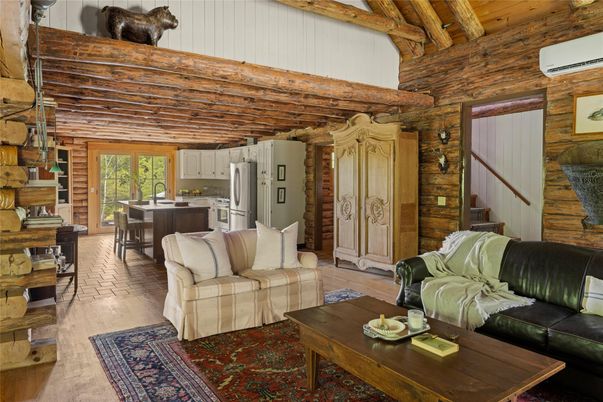 Dining room, Interior, Kitchen, Living room, Wooden Beams, Wooden Ceilings, Wood Texture Flooring, Wooden Walls