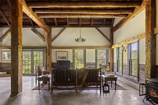 Fireplace, Interior, Living room, Wooden Beams
