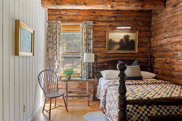 Bedroom, Interior, Wood Texture Flooring, Wooden Walls