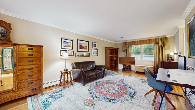 Home Office, Interior, Wood Texture Flooring