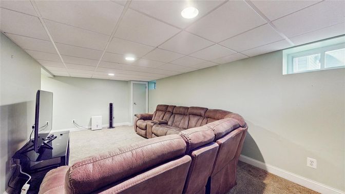 Interior, Living room, Recessed Lighting