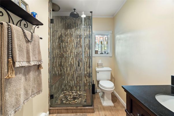 Bathroom, Interior, Wood Texture Flooring