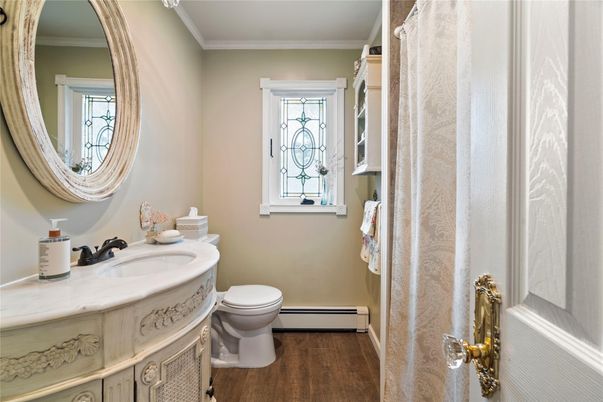 Bathroom, Interior, Wood Texture Flooring