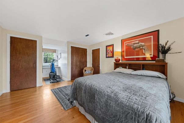 Bedroom, Fitness Equipment, Interior, Wood Texture Flooring