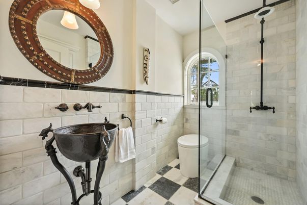 Bathroom, Glass Shower, Interior