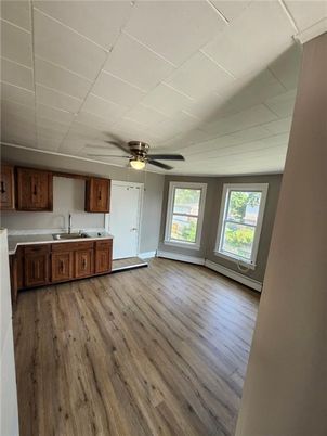 Empty room, Interior, Kitchen, Wood Texture Flooring
