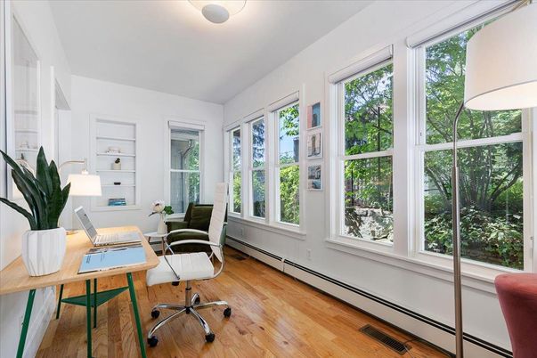 Home Office, Interior, Wood Texture Flooring