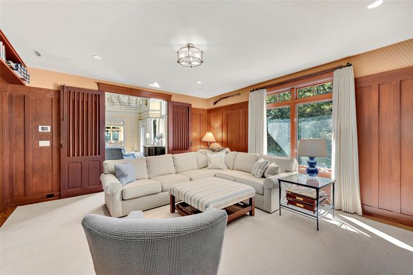 Interior, Living room, Recessed Lighting