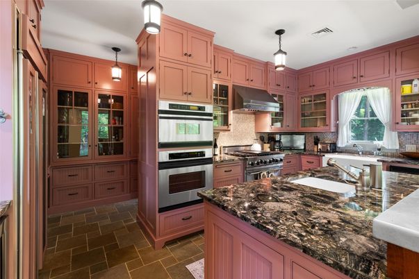 Interior, Kitchen, Pendant Lights, Stainless Steel Appliances