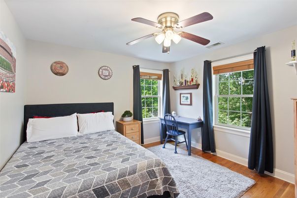 Bedroom, Home Office, Interior, Wood Texture Flooring
