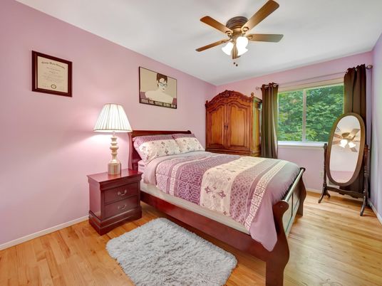 Bedroom, Interior, Wood Texture Flooring