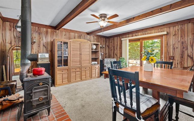 Dining room, Interior, Wooden Walls