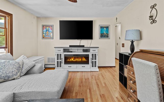 Fireplace, Interior, Wood Texture Flooring
