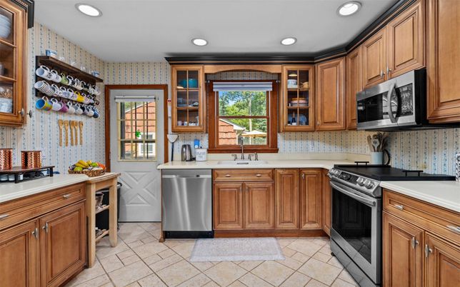 Interior, Kitchen, Recessed Lighting, Stainless Steel Appliances