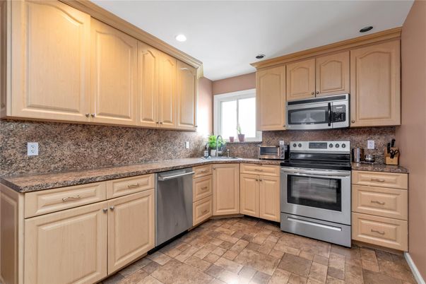 Interior, Kitchen, Recessed Lighting, Stainless Steel Appliances