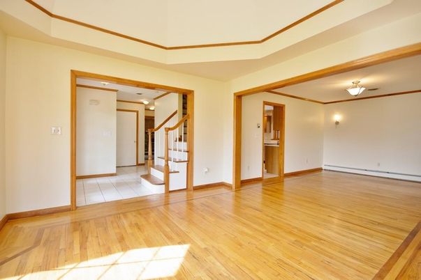 Empty room, Interior, Wood Texture Flooring