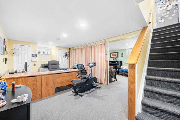 Fitness Equipment, Home Office, Interior, Recessed Lighting