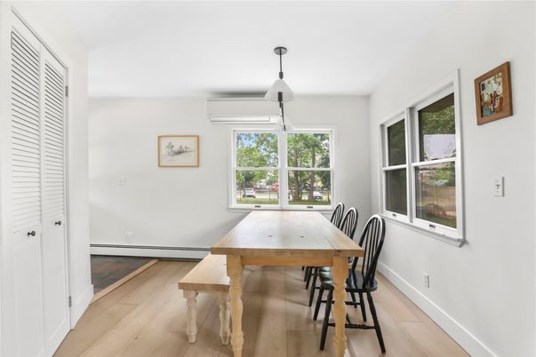 Dining room, Interior, Wood Texture Flooring