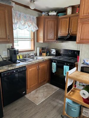 Interior, Kitchen, Wood Texture Flooring