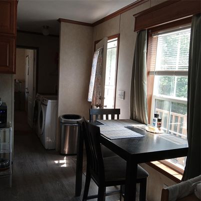Dining room, Interior, Washer, Wood Texture Flooring