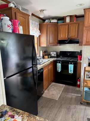 Interior, Kitchen, Wood Texture Flooring