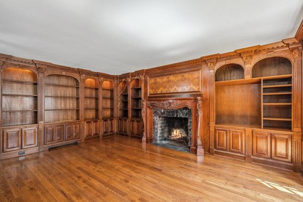Fireplace, Interior, Wood Texture Flooring, Wooden Walls