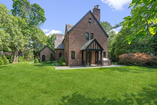 Backyard, Exterior, Facade, Brick Facade, Tudor Revival