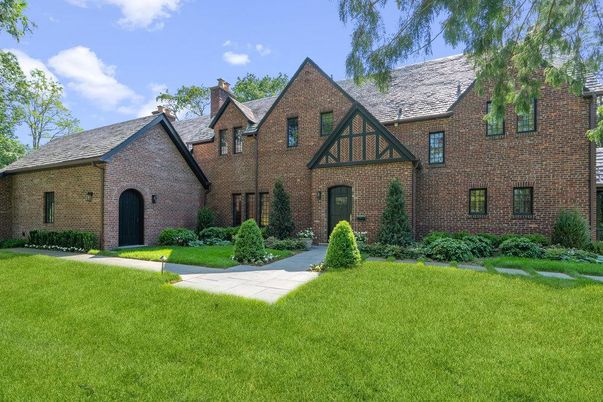 Backyard, Exterior, Facade, Brick Facade, Tudor Revival