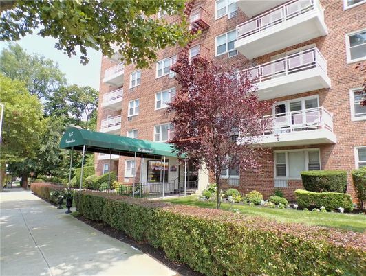 Exterior, Facade, Brick Facade, Condo Building