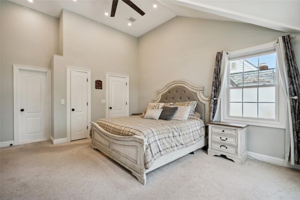 Bedroom, Interior, Recessed Lighting