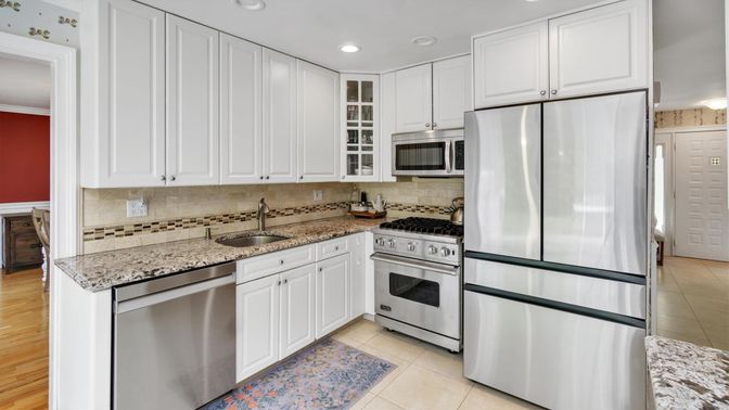 Interior, Kitchen, Recessed Lighting, Stainless Steel Appliances