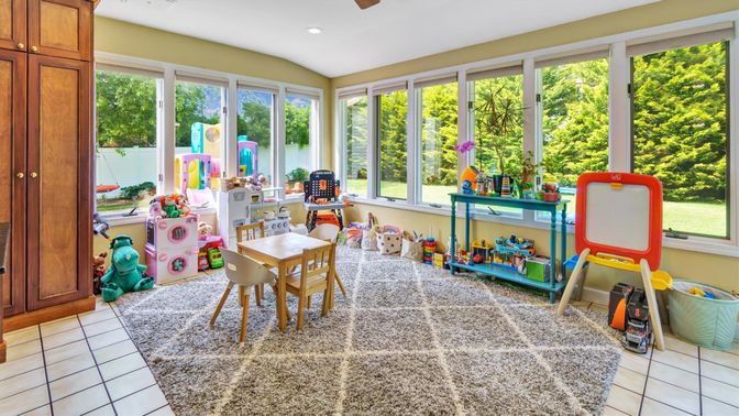 Interior, Recessed Lighting, Sun Room