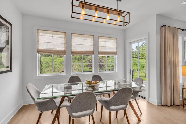 Dining room, Interior, Wood Texture Flooring