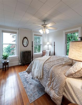 Bedroom, Interior, Wood Texture Flooring