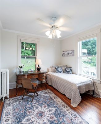 Bedroom, Home Office, Interior, Wood Texture Flooring