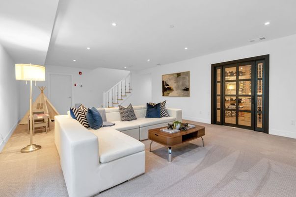 Interior, Living room, Recessed Lighting