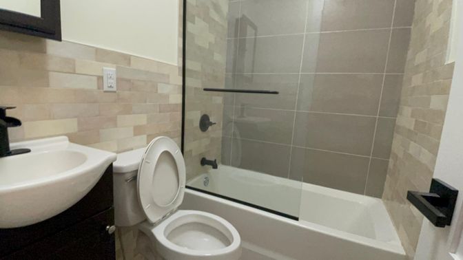 Bathroom, Glass Shower, Interior