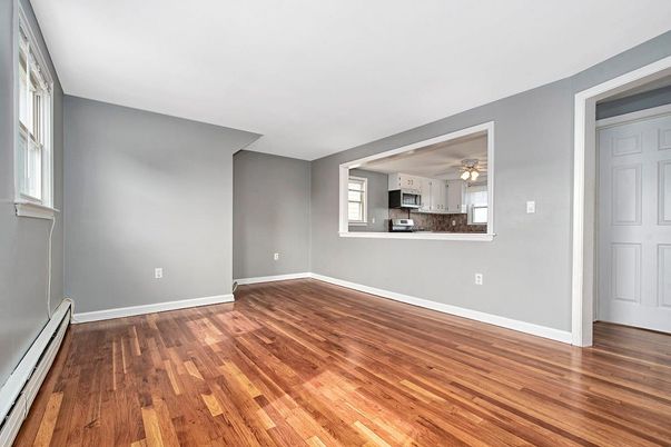 Empty room, Interior, Kitchen, Wood Texture Flooring