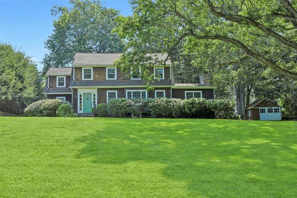 Backyard, Detached Garage, Exterior, Facade, Georgian