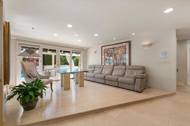 Interior, Living room, Recessed Lighting