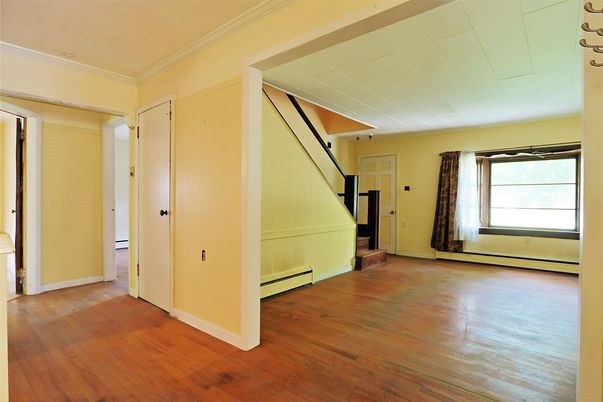 Empty room, Interior, Wood Texture Flooring