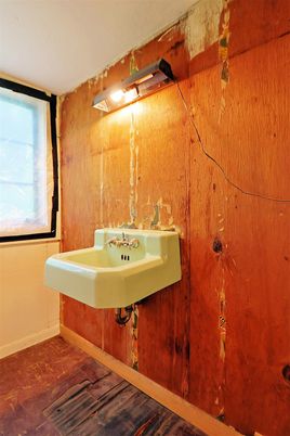 Bathroom, Interior, Wooden Walls