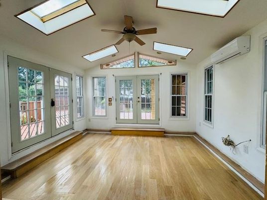 Empty room, Interior, Wood Texture Flooring
